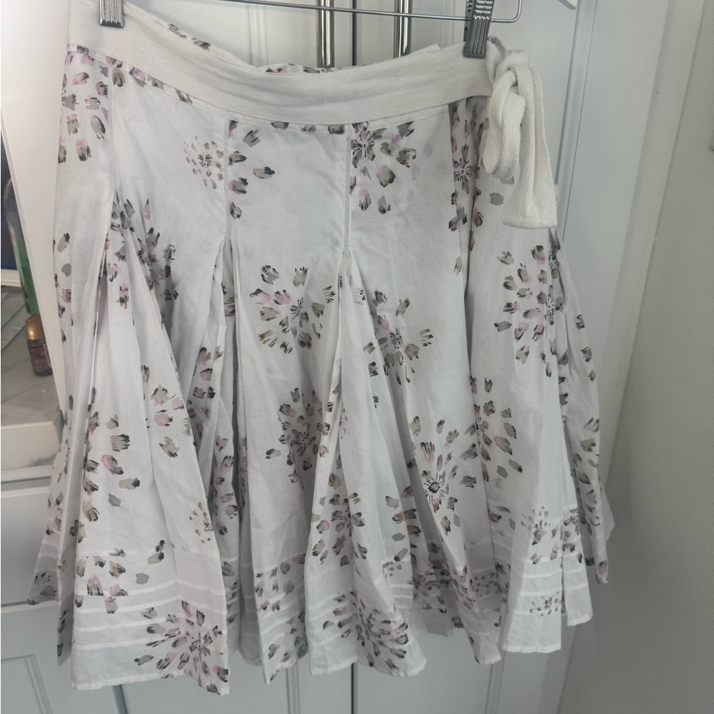 Nicole Farhi floral wrap skirt